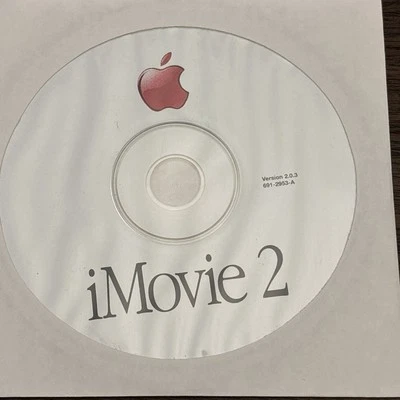 iMovie 2 For Mac OS X Version 2.0.3  Apple. 691-2953-A - Image 1 of 3