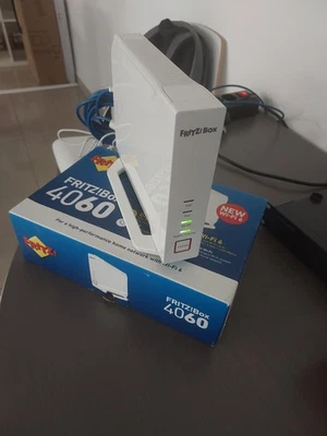 AVM FRITZ!Box WLAN 4060 6000Mbps Router senza Filo - Bianco WAN 2.5Gbps - Immagine 1 di 2