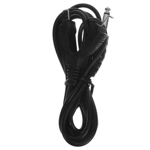 Cable de clip de 2,5 M de silicona de cobre de alta resistencia para máquina (negro) cable de alimentación - Imagen 1 de 12