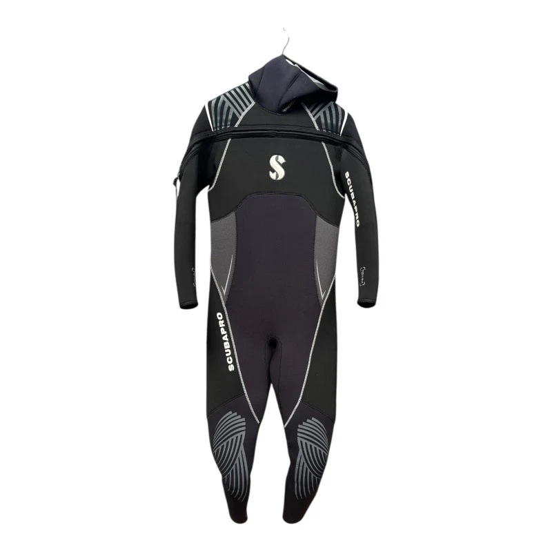 SCUBAPRO DEFINITION HOOD FZIP 7mm HOOD COMBINAISON PLONGEE AVEC CAGOULE HOMME L - Photo 1/4