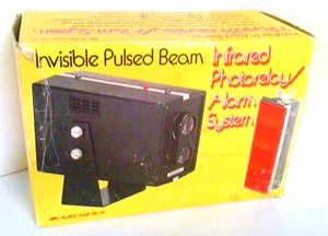 ✅  Archer~Invisible Pulsed Beam~Infrared~Photorelay~Alarm System~49-201~Vintage - Picture 1 of 15