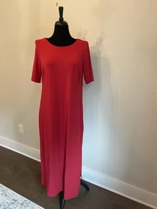 Maxi Vestido J.Jill ~ M ~NUEVO Elegante Wearever Manga Codo ~ Nuevo con Etiquetas - Imagen 1 de 14