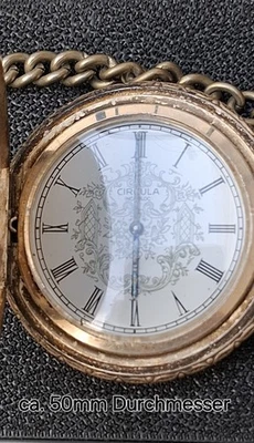 Schöne, alte Taschenuhr, Handaufzug mit Kette, Vintage - Bild 1 von 4