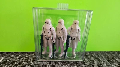 Star Wars Snowtrooper. Lote de 3. Bláster original. Falda personalizada. Vintage. 1980 Foto 1 de 3