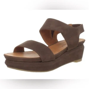 Sandalias para mujer Gentle Souls Step Ahead de cuero marrón talla 7,5 M usadas en excelente estado - Imagen 1 de 8