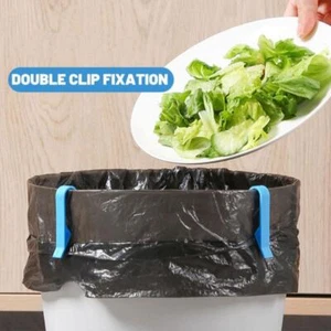 Small Trash Bin Clamp Garbage Bag Fixing Clip' L0J8/ - Picture 1 of 22