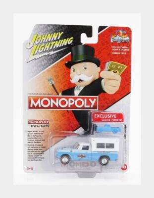 1:64 JOHNNY LIGHTNING Studebaker Pick-Up Camper Monopoli 1960 JLSP332-JLPC012 - Immagine 1 di 2