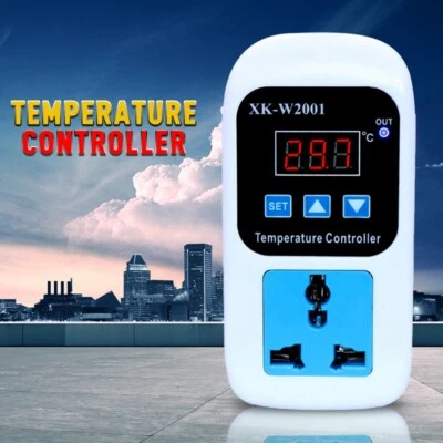 Digital Temperature Controller Thermostat Control Switch Socket 110V/220V - Image 1 of 4