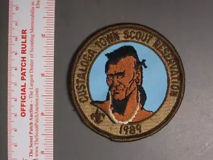 Boy Scout Custaloga Town Reservation Patch 0105LL - Picture 1 of 1