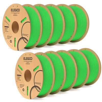 ELEGOO 10KG FDM Impresora 3D Filamento PLA 1.75mm Paquetes 10 Rollos 1KG Lote Mixto Foto 1 de 4