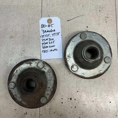 80-85 Yamaha Tri-Moto YT 125 175 YTM200 225 YFM200 rueda trasera bujes cuello par Foto 1 de 4