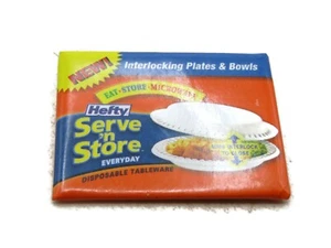 Hefty Store 'N Serve Promo Button Disposable Tableware - Picture 1 of 4