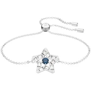 Swarovski Women's Bracelet Stella Blue Dancing Stone with Rhodium Plated 5639187 - Picture 1 of 3