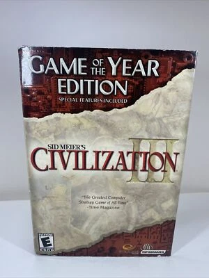 Civilization III 3 Game of the year Edition PC Game New Open Box - Image 1 of 4