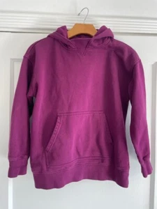 Gap Teen Burgundy Cotton Pullover Hoodie Front Pocket - Size 10 Years - Picture 1 of 5