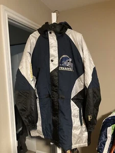 San Diego Chargers Pro Player Stadium Parka Trench Coat Starter Jacket XL - Imagen 1 de 2