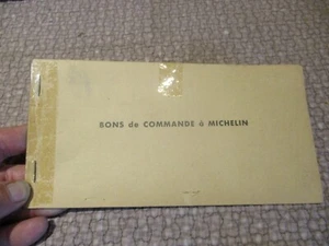 Ancien Carnet Bons de Commande Pneus a Destination Manufacture Michelin Troyes - Imagen 1 de 4