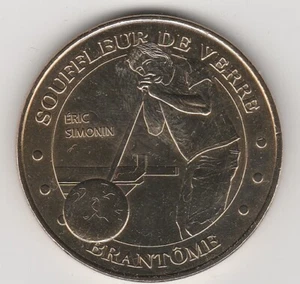 A 2010 TOKEN MEDAILLE MONNAIE DE PARIS -- 24 310 N°1 BRANTÔME SOUFLEUR DE VERRE - Picture 1 of 2
