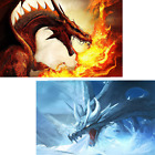 5D Diamond Painting Kits Fire & Ice Dragon Full Drill by Number Kits, Dracarys P
