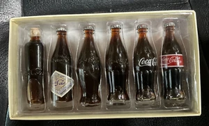 Vtg Miniature Bottle set 100 Years of Coca Cola Bottling Limited Edition 1998 - Picture 1 of 6