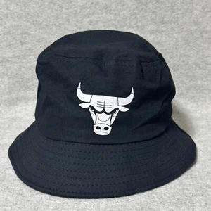 Chicago Bulls Bucket Hat Black Size Adult United Center Game Giveaway Kia Motors - Picture 1 of 7