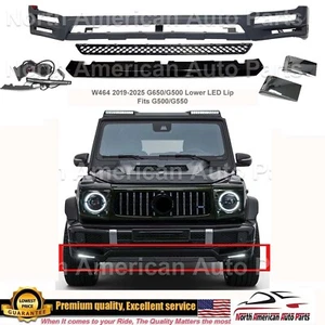 G500 G550 Front Spoiler LED Lip W464 2019 2020 2021 2022 2023 2024 Brabus New - Picture 1 of 7