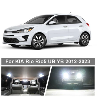 Interior LED Light Package Reverse Backup License Lights for Kia Rio 2012-2023 Foto 1 de 4