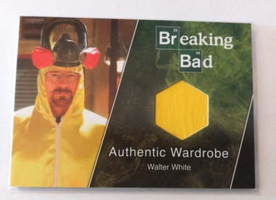 Breaking Bad Walter White M22 Yellow Haz Mat Costume Relic Card Bryan Cranston - Image 1 of 4