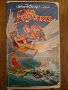 The Rescuers (VHS, 1992) Family Movie Animated - Black Diamond - Clam Shell - Imagen 1 de 3
