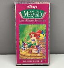 Bande vidéo Disney Little Mermaid Ariel's Undersea Adventures double bulle VHS 3