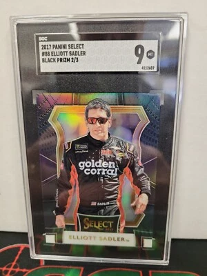 2017 Select Elliott Sadler BLACK 2/3 SGC 9 MINT #88 Free Shipping  - Image 1 of 2