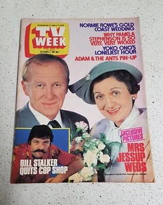 TV Week Magazine Oct. 3, 1981 Mel Gibson, Peter Allen, Adam & The Ants PIN-UP - Picture 1 of 12