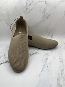 Mia Girl Tan Knit Fabric Slip-On Loafer Flats Women’s Shoes Size 9 - Picture 1 of 5