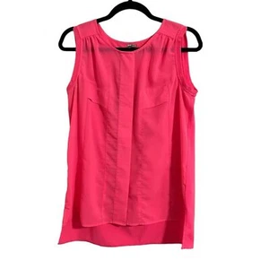 Kut from the Kloth Hot Pink Button Front Tank Top Barbiecore Western Size S - Picture 1 of 7
