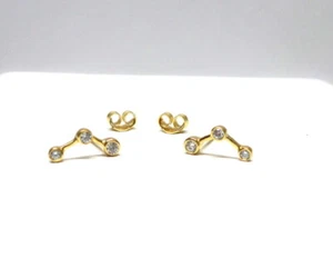 PENDIENTES DIAMOND CONSTELLATION ORO 14K 0.10CTS SI1 G COLOR TAMBIÉN EN BLANCO, ROSA - Imagen 1 de 4