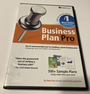 Business Plan Pro 2009 Edition Palo Alto Software CD-ROM Disc PA-372 - Picture 1 of 2