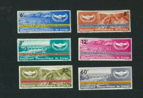 Congo Democratic Republic #547 - 552 Mint NH Complete International coop Year Cover