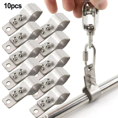 10pcs Pinces Réglables en Acier Inoxydable pour Divers pour Installations de Pa - Photo 1/4