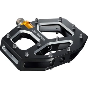 Shimano Saint PD-M828 Pedals Dirt Downhill Enduro Flat Black Gold - NEW - Picture 1 of 3