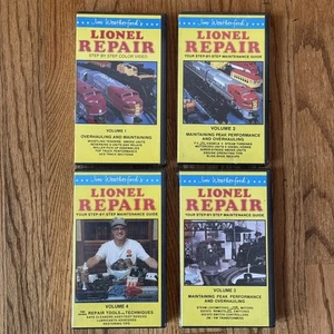 Lionel Train Repair Jim Weatherford's VHS 4 Volumes New Sealed Engines Collector - Bild 1 von 12