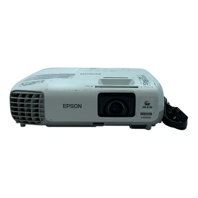 Epson PowerLite 99W H578A WXGA 3000 Lumens 3LCD Projector – 3658 Lamp Hours - Image 1 of 4