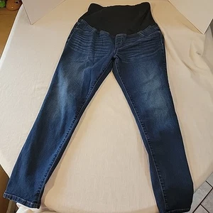 Isabel Maternity by Ingrid & Isabel Skinny Jeans Women's 10/30R Blue Full Panel - Picture 1 of 10