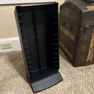 Vintage Laserline VHS Storage Tower - Holds 13 Clamshell Or 26 Standard Sleeved - Image 1 of 4