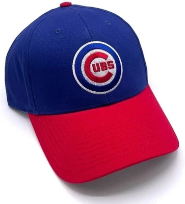 CHICAGO CUBS TWO TONE HAT MVP AUTHENTIC MLB BASEBALL TEAM ADJUSTABLE NEW CAP - Image 1 of 3