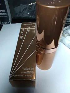 BECCA Glow Body Stick - Champagne Pop - 1.48oz Highlight Face & Body Full NIB - Picture 1 of 4
