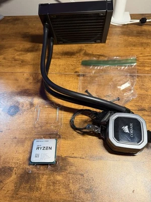 AMD Ryzen 7 3700x CPU With Corsair Liquid Cooler - Image 1 of 4