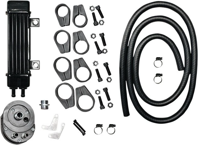 Jagg SlimeLine Frame-Mount 6-Row Oil Cooler System #750-1200 Harley Davidson - Изображение 1 из 1