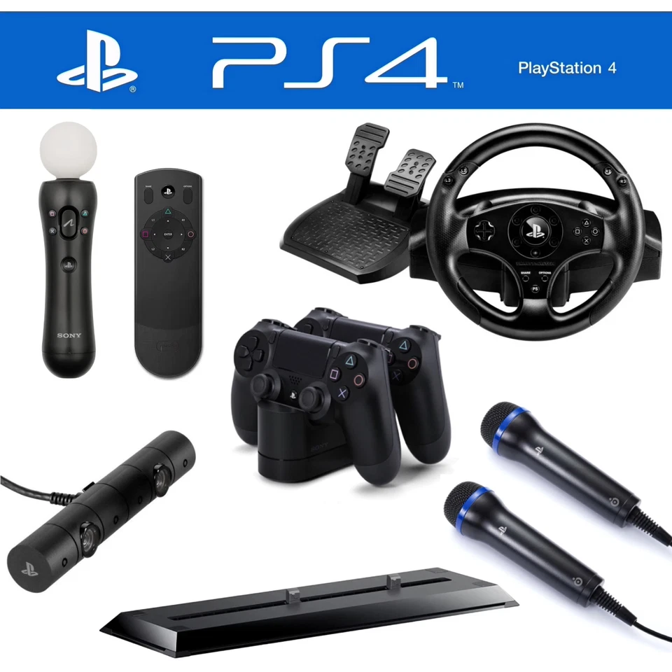 Sony Playstation 4 PS4 Accessori Controller Base Camera PS Move Microfono Stick - Bild 1 von 1