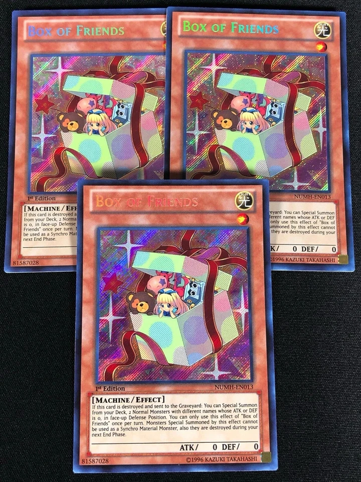 Yugioh Box of Friends NUMH-EN013 1ST SECRET x3 (NM) - Image 1 of 1