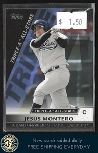 Jesus Montero 2011 Topps Pro Debut Triple-A All Stars #TA10 Yankees - Picture 1 of 2